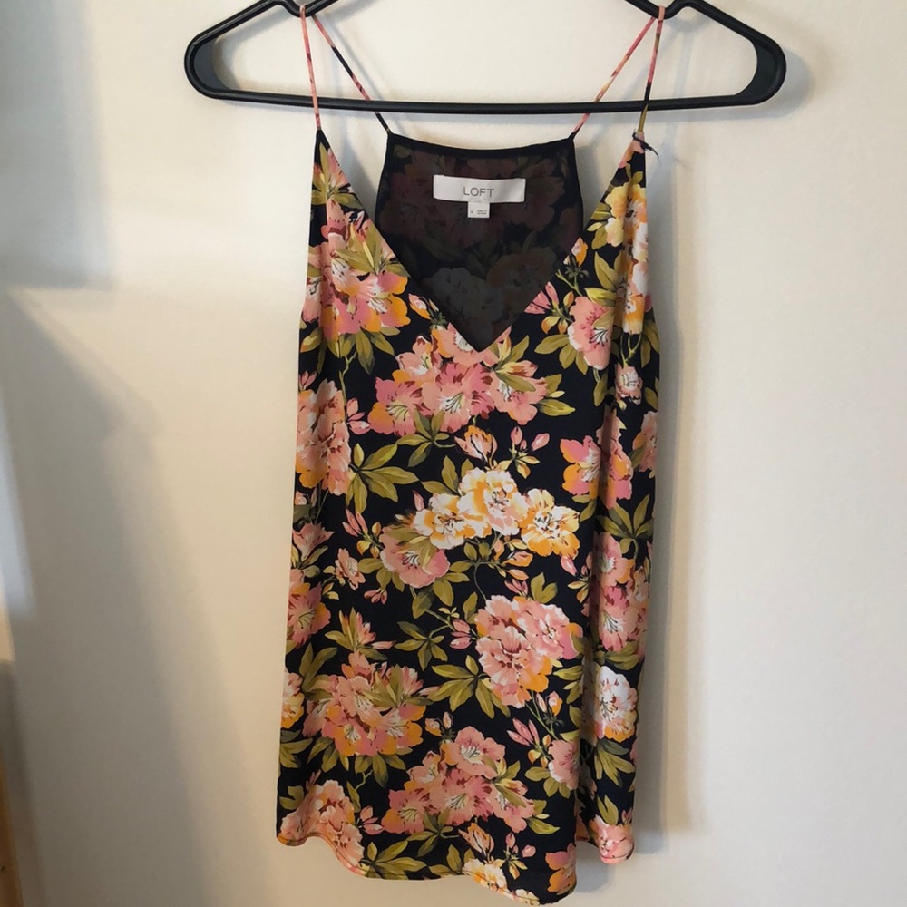 Loft Strappy Cami Top Medium
